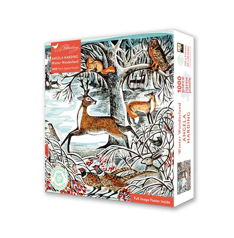 1000 Piece Puzzle: Winter Wonderland by Angela Harding - Perrymans Books & Gifts