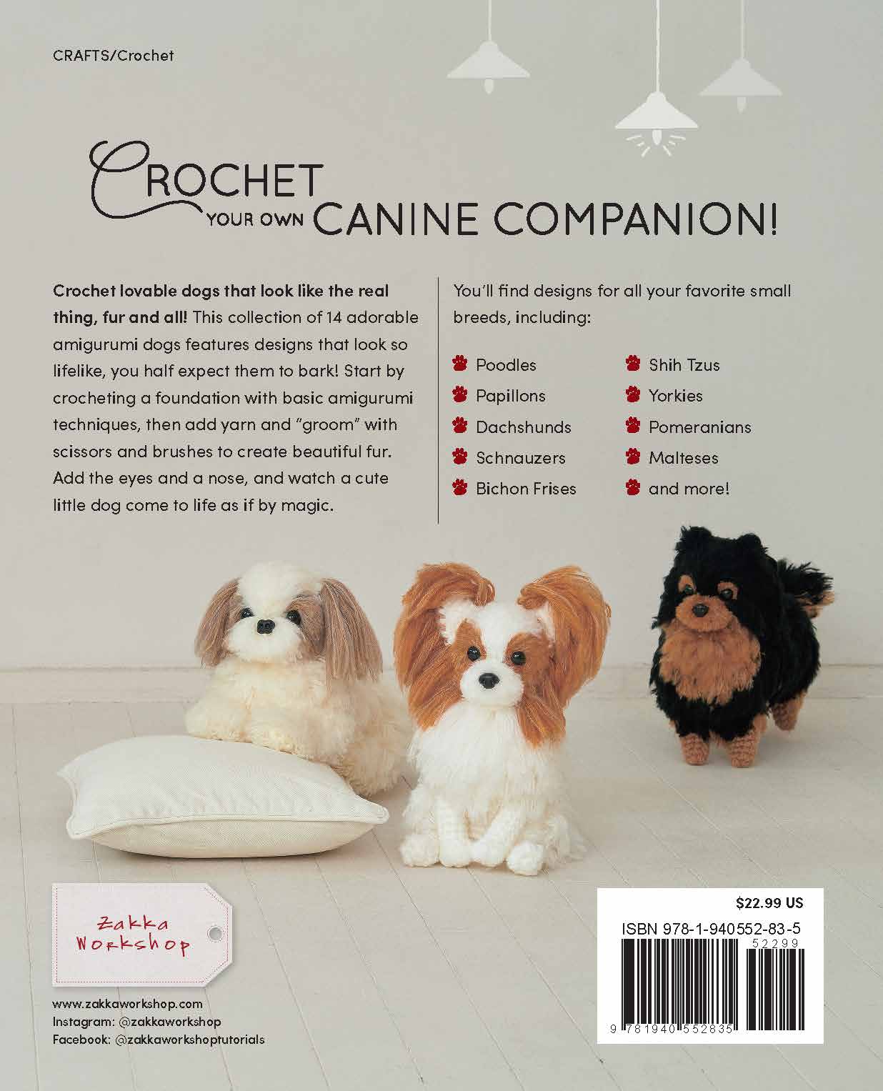 Crochet Your Own Dog by Mieko Shindo - Perrymans Books & Gifts