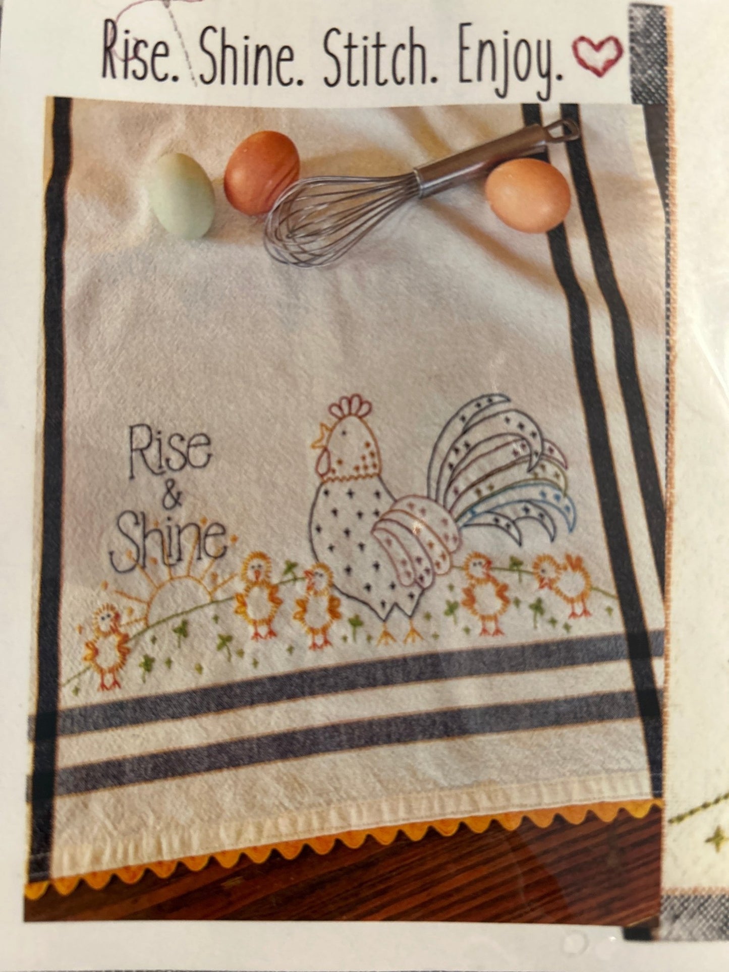 Embroidery Dishtowel Kits - Bareroots - Perrymans Books & Gifts