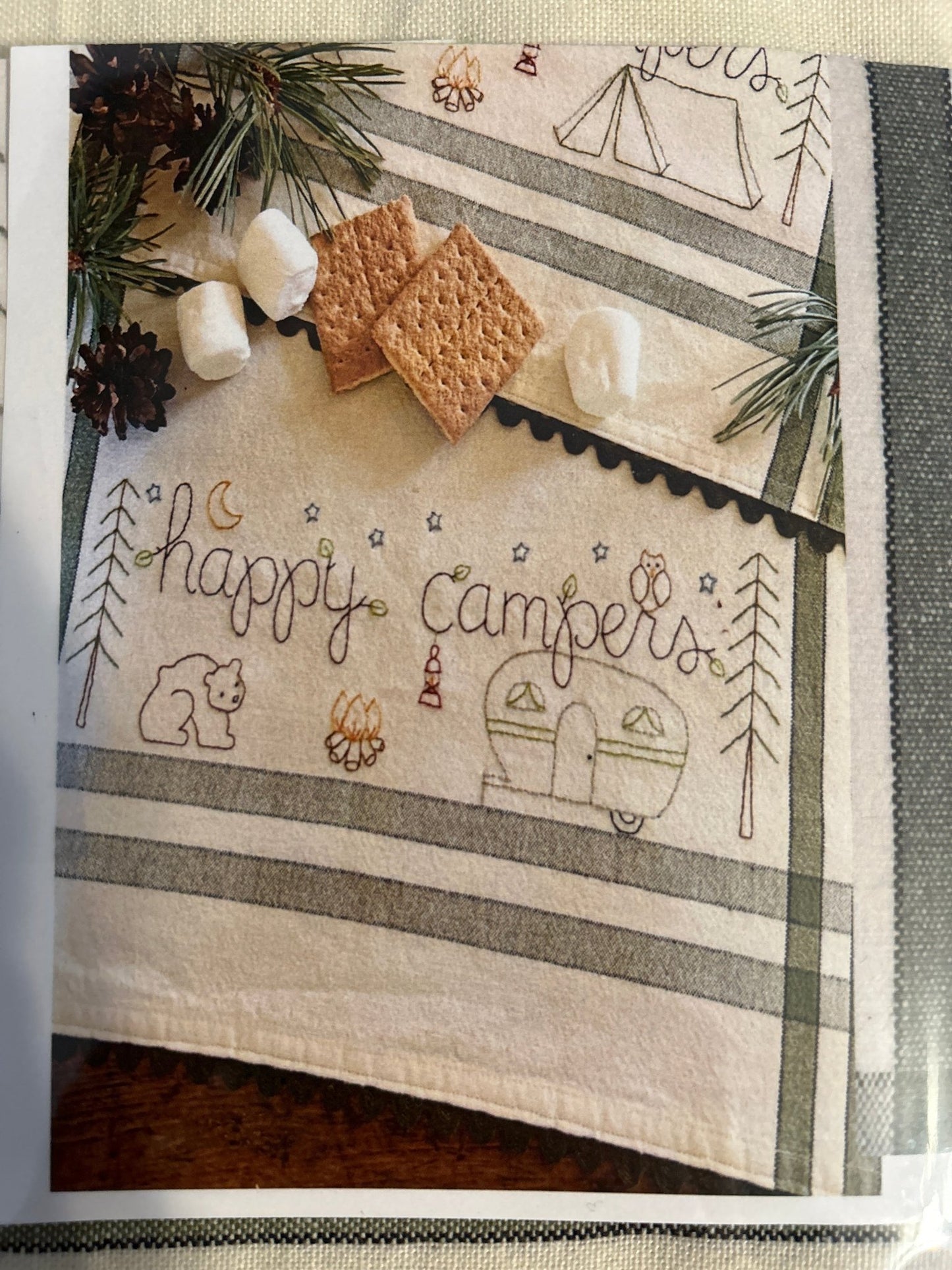 Embroidery Kit - Life Well Lived Dishtowels - Perrymans Books & Gifts