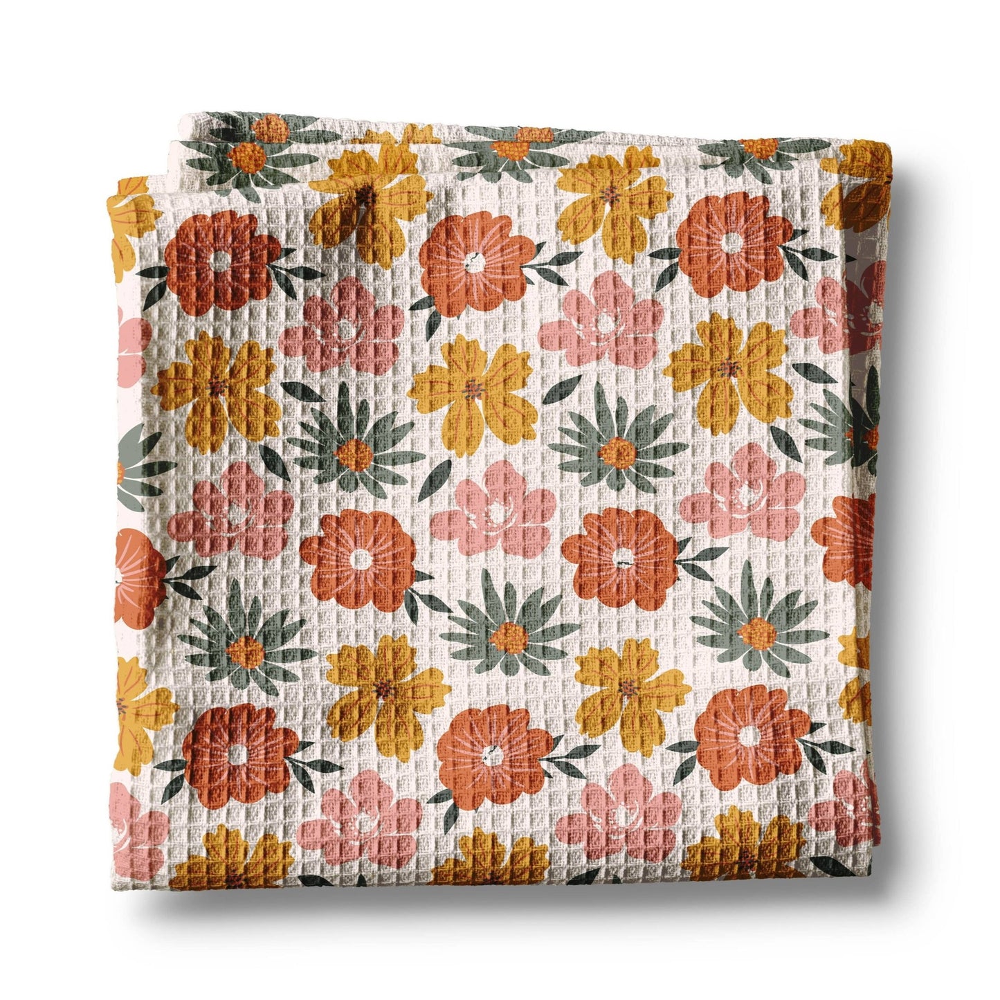 Modern Fall Floral Kitchen Towel - Perrymans Books & Gifts