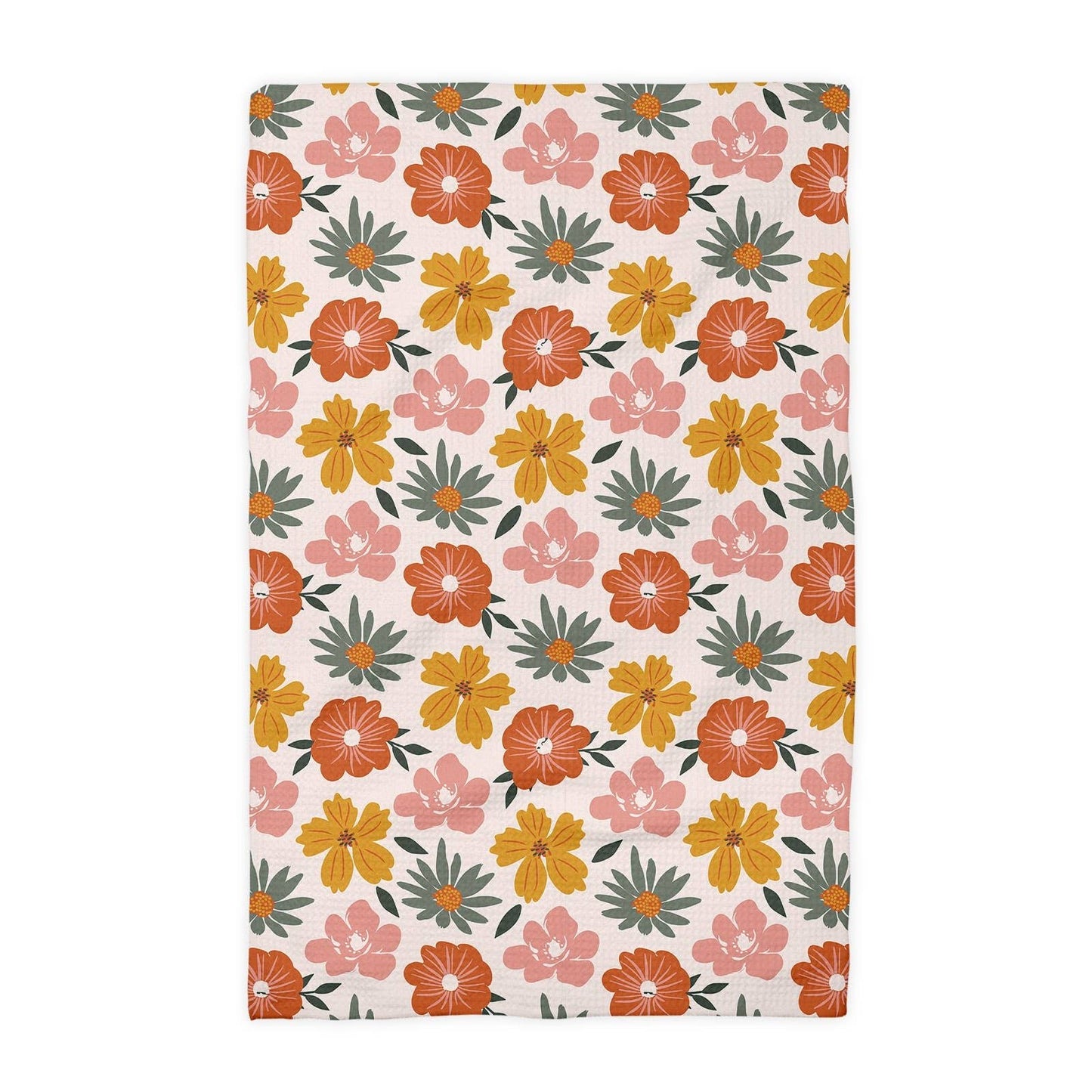 Modern Fall Floral Kitchen Towel - Perrymans Books & Gifts