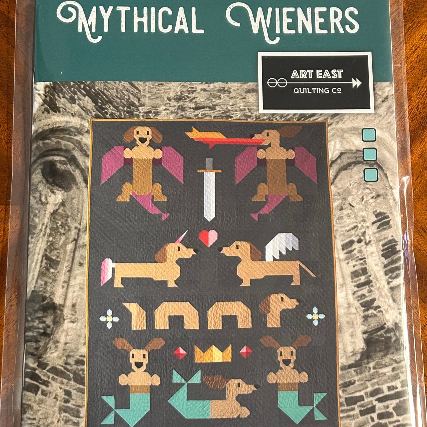 Quilt Pattern - Mythical Wieners by Art East Quilting Co - Perrymans Books & Gifts