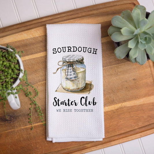 "Sourdough Starter Club" Kitchen Towel - Perrymans Books & Gifts