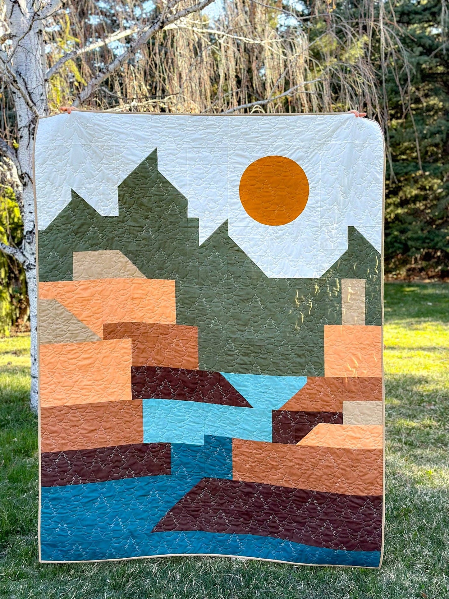 Wasatch Quilt - Paper Pattern by Wellspring Designs - Perrymans Books & Gifts