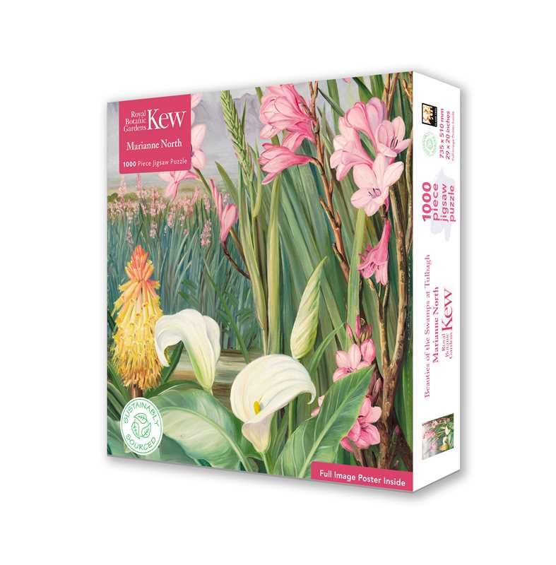 1000 Piece Puzzle - Beauties of the Swamps at Tulbagh by Marianne North - Perrymans Books & Gifts