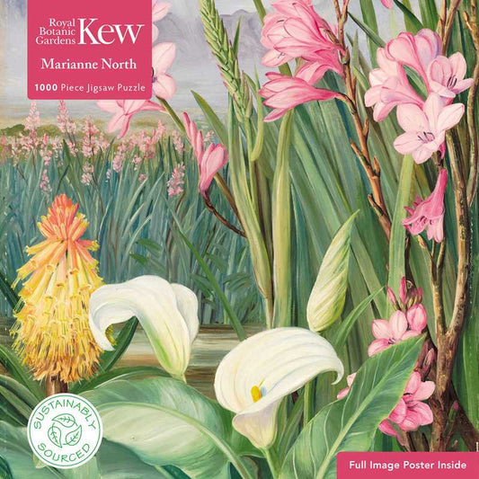 1000 Piece Puzzle - Beauties of the Swamps at Tulbagh by Marianne North - Perrymans Books & Gifts