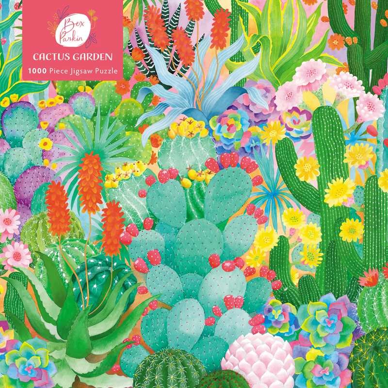 1000 Piece Puzzle - Cactus Garden by Bex Parkin - Perrymans Books & Gifts