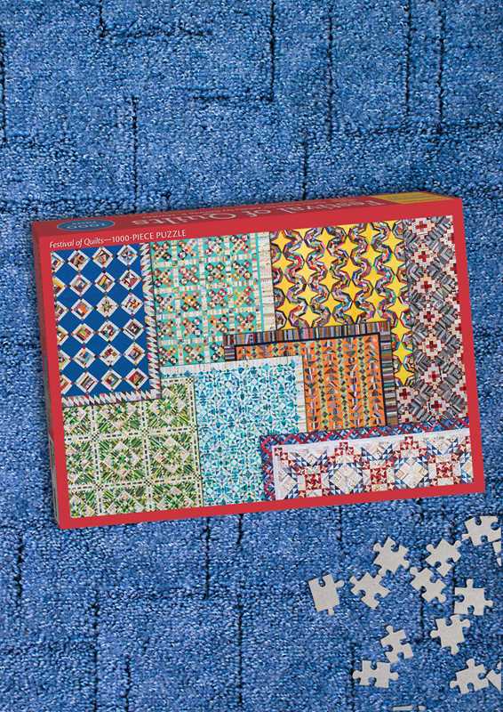 1000 Piece Puzzle - Festival of Quilts by Bonnie K. Hunter - Perrymans Books & Gifts