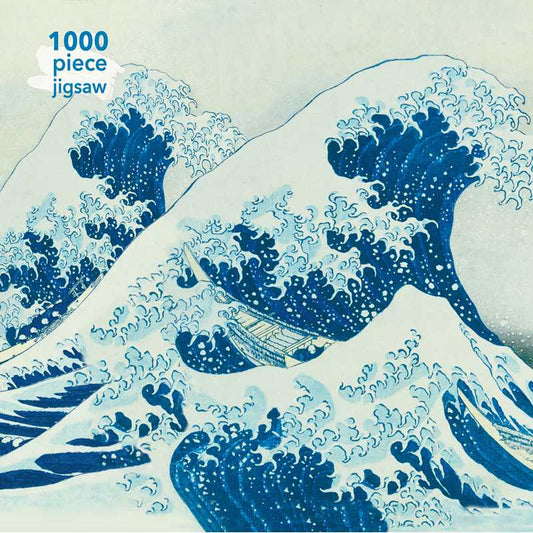1000 Piece Puzzle - Hokusai: The Great Wave by Hokusai - Perrymans Books & Gifts