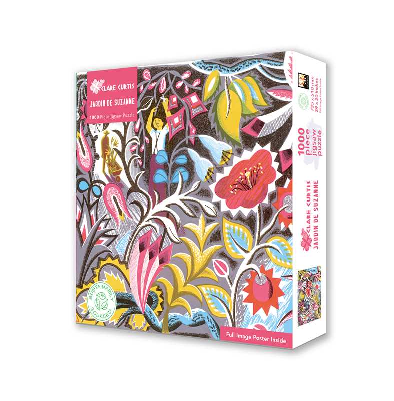 1000 Piece Puzzle - Jardin de Suzanne by Clare Curtis - Perrymans Books & Gifts