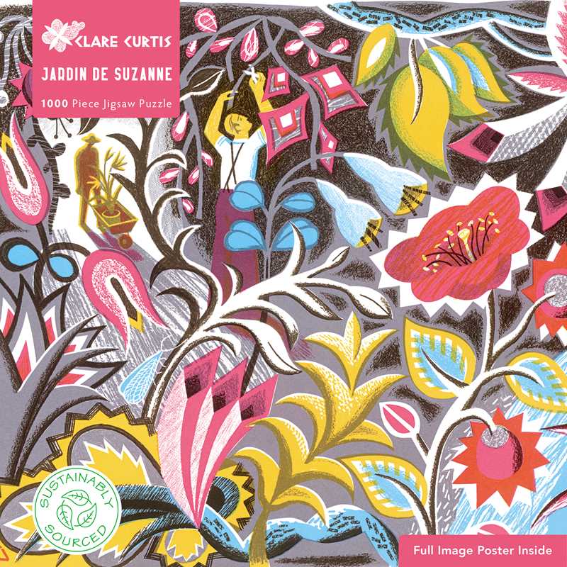 1000 Piece Puzzle - Jardin de Suzanne by Clare Curtis - Perrymans Books & Gifts