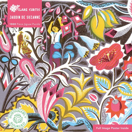 1000 Piece Puzzle - Jardin de Suzanne by Clare Curtis - Perrymans Books & Gifts