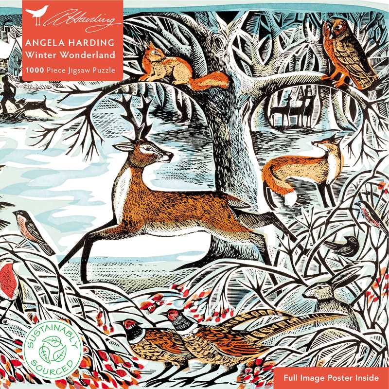 1000 Piece Puzzle: Winter Wonderland by Angela Harding - Perrymans Books & Gifts