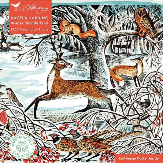 1000 Piece Puzzle: Winter Wonderland by Angela Harding - Perrymans Books & Gifts