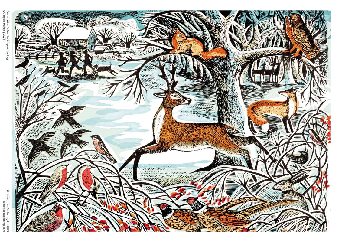 1000 Piece Puzzle: Winter Wonderland by Angela Harding - Perrymans Books & Gifts