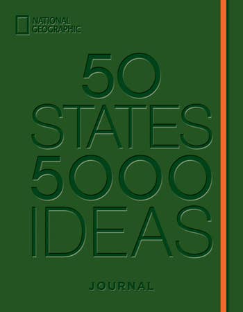 50 States 5000 Ideas Journal - National Geographic - Perrymans Books & Gifts