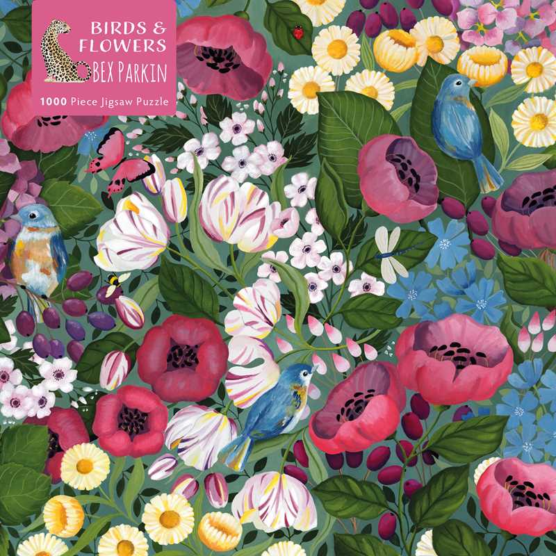 Adult Jigsaw Puzzle Birds & Flowers by Bex Parkin - Perrymans Books & Gifts