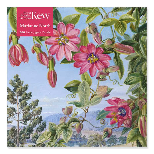 Adult Jigsaw Puzzle - View in the Brisbane Botanic Garden (500 pieces) by Marianne North - Perrymans Books & Gifts