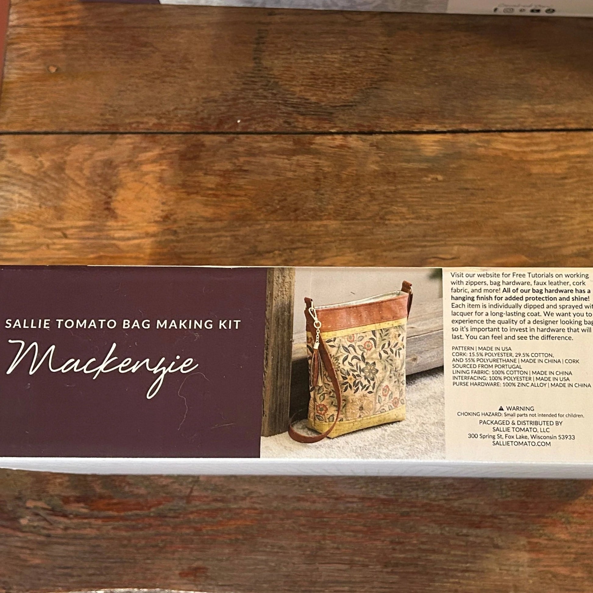 Bag Making Kit - Mackenzie by Sallie Tomato - Perrymans Books & Gifts