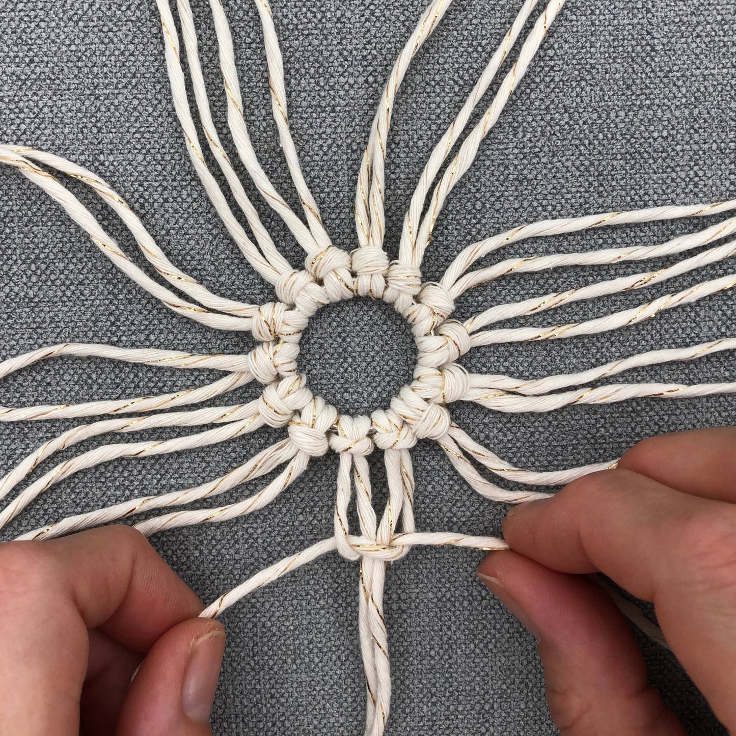 Bergin & Bath - Macramé kit - Christmas Snowflake Decorations - Perrymans Books & Gifts