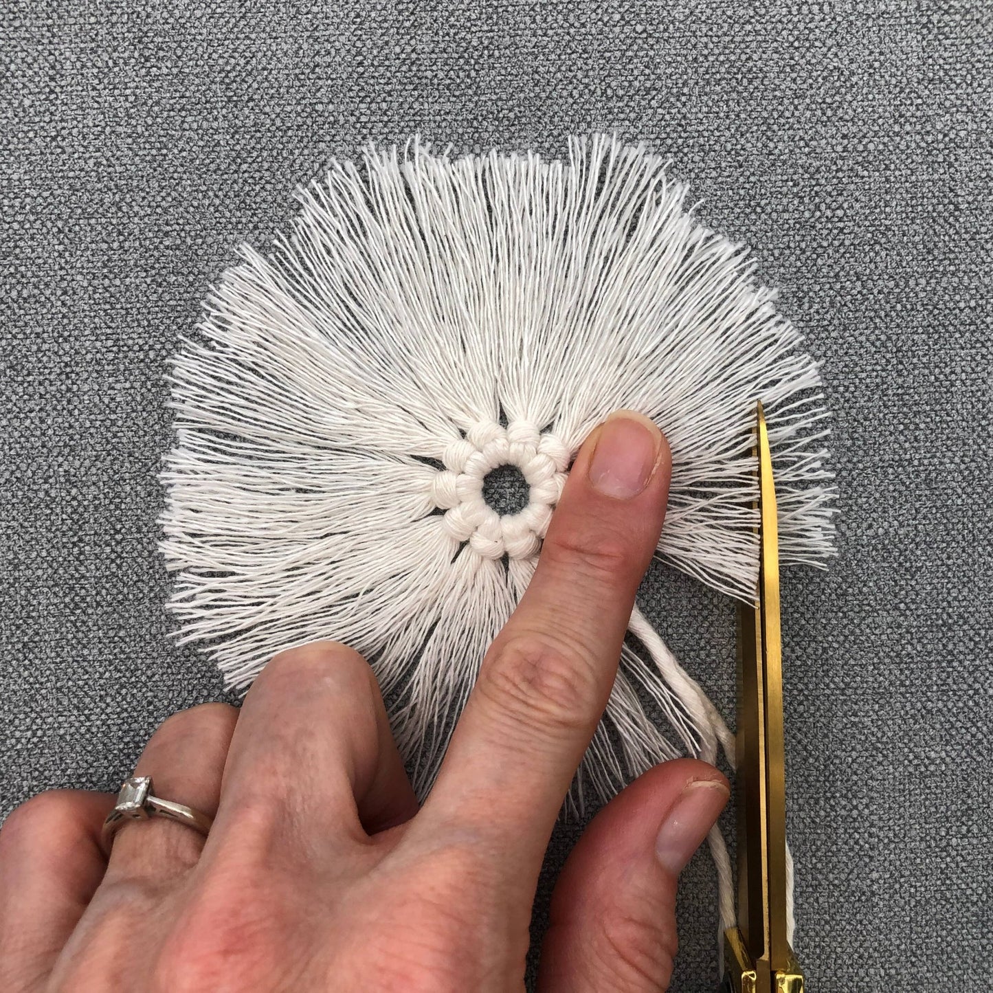 Bergin & Bath - Macramé kit - Christmas Snowflake Decorations - Perrymans Books & Gifts