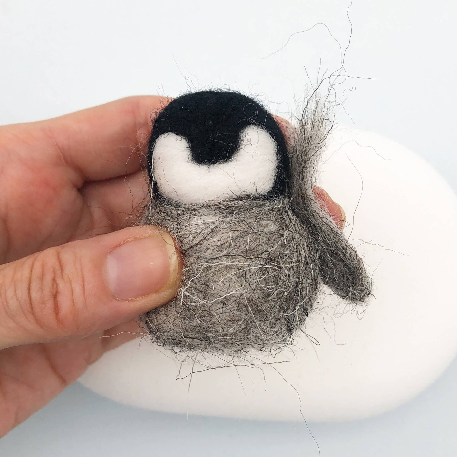 Bergin & Bath - Needle felting kit - Baby Penguins. Make THREE penguins. - Perrymans Books & Gifts