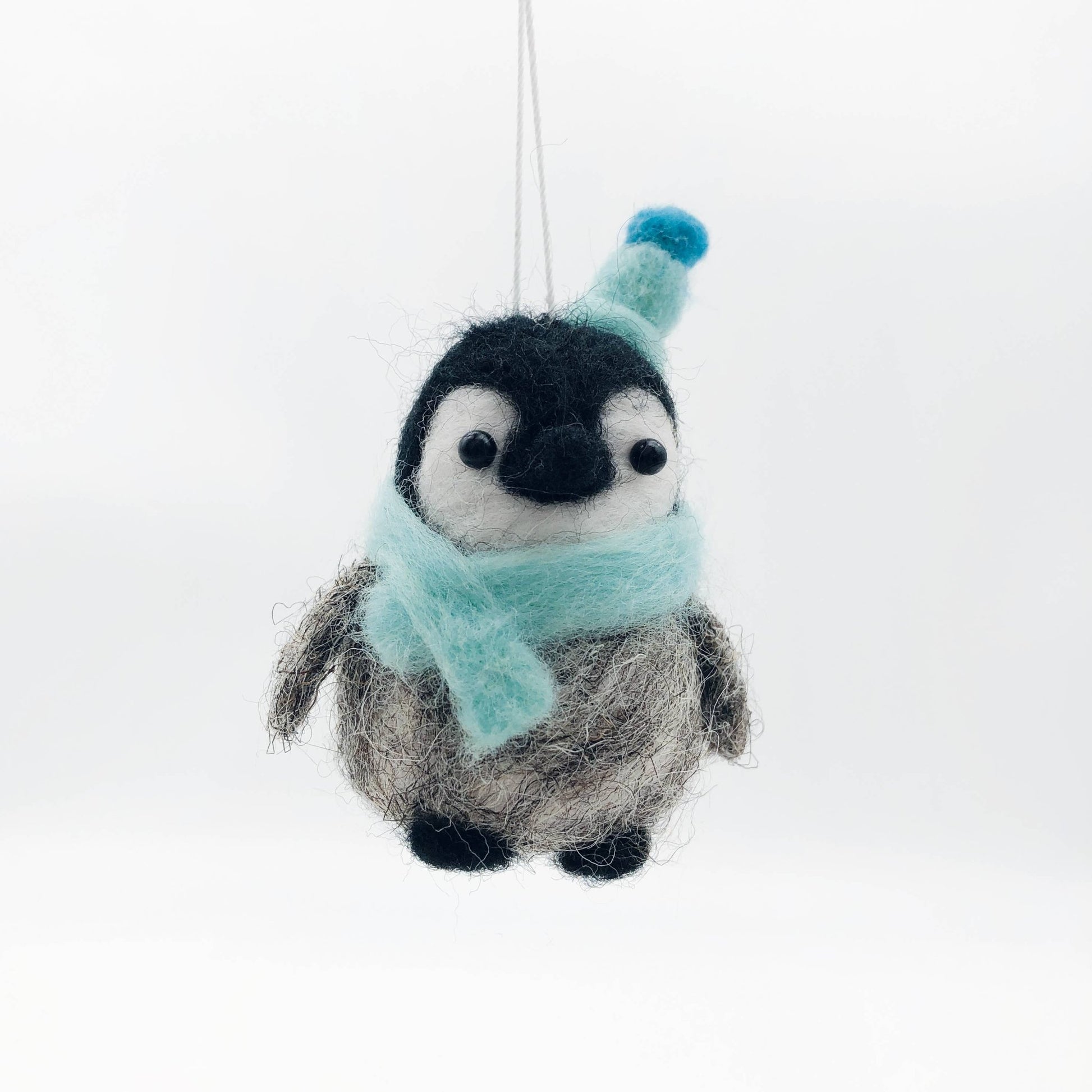 Bergin & Bath - Needle felting kit - Baby Penguins. Make THREE penguins. - Perrymans Books & Gifts