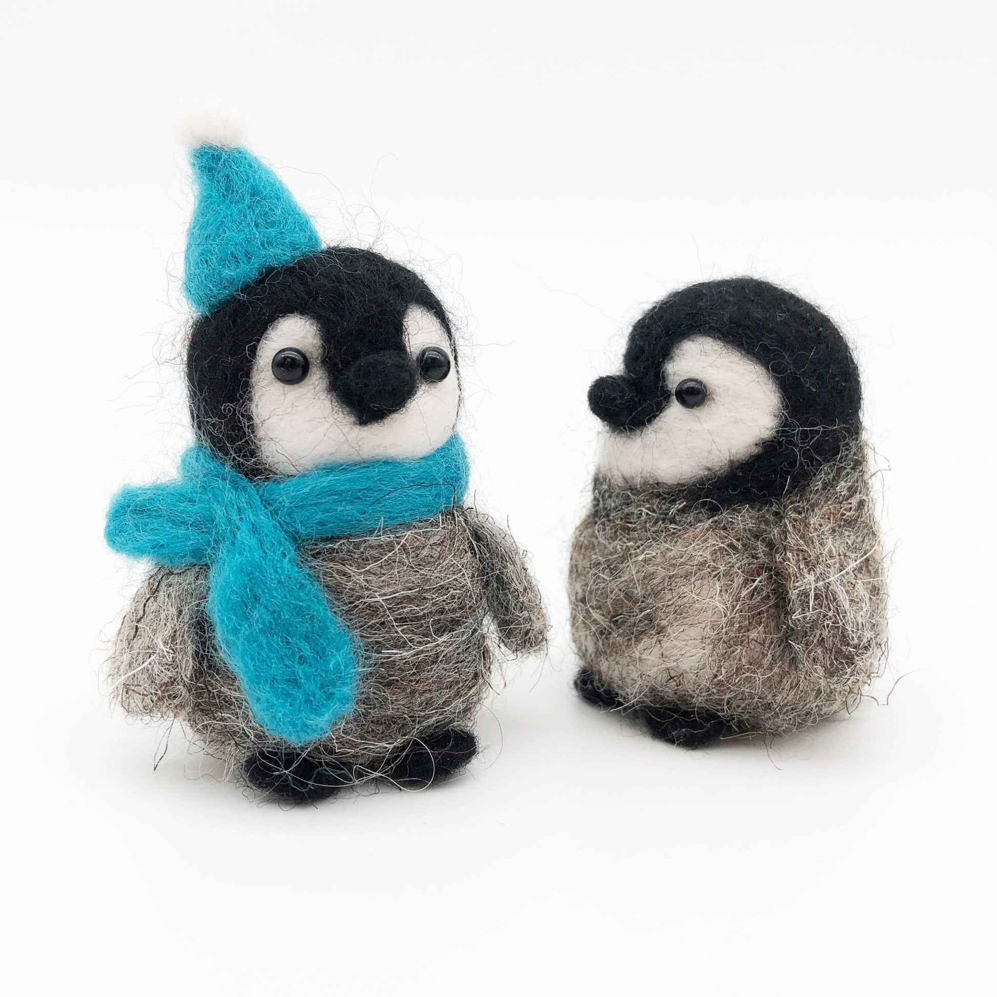 Bergin & Bath - Needle felting kit - Baby Penguins. Make THREE penguins. - Perrymans Books & Gifts