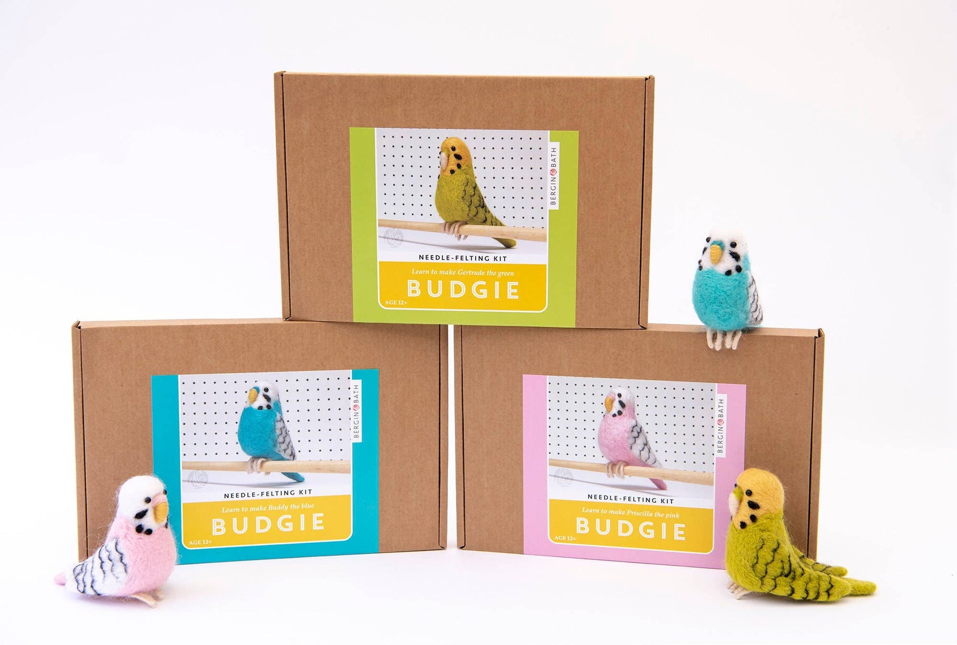 Blue Budgie Needle Felting Kit - Perrymans Books & Gifts