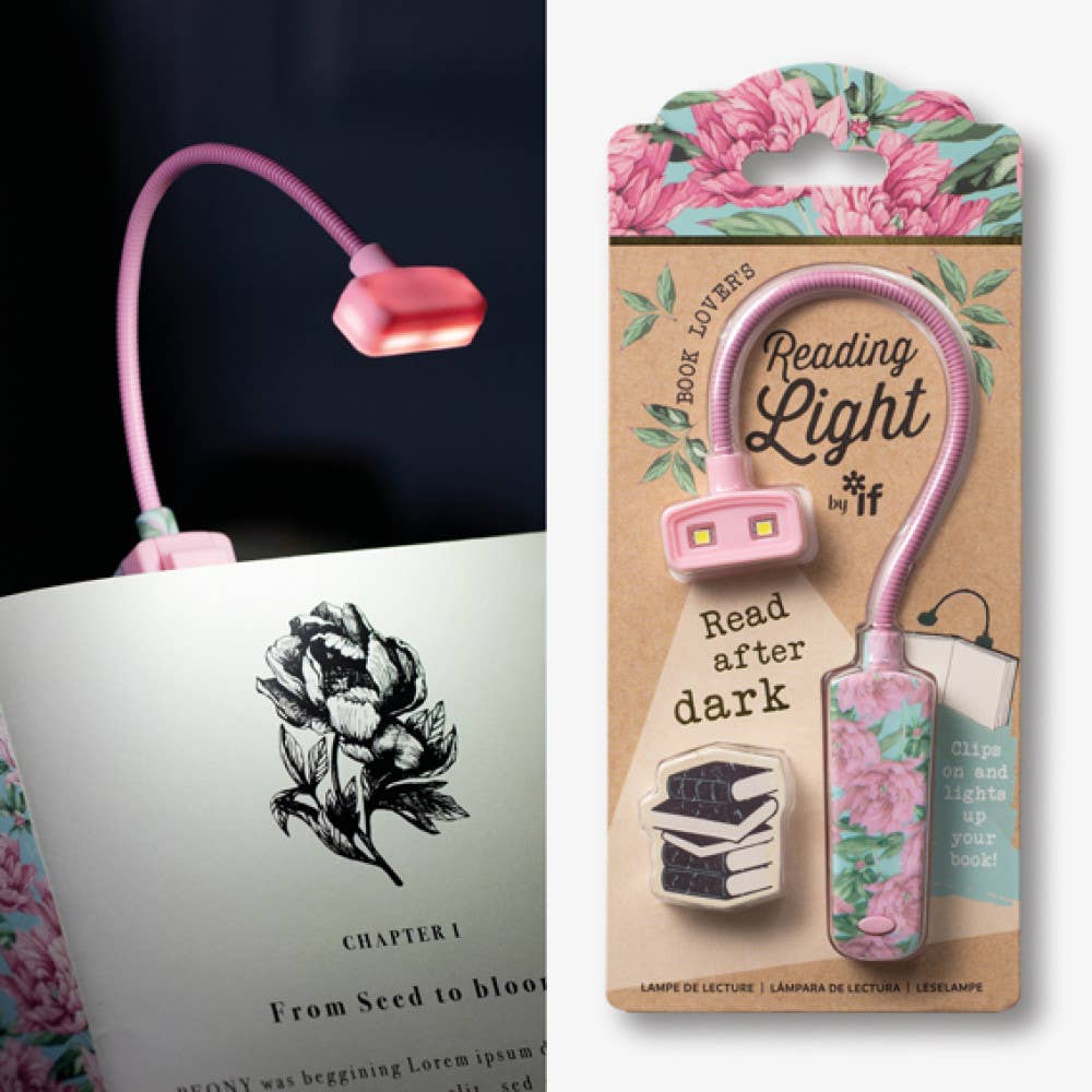 Book Lover's Floral Reading Light - Perrymans Books & Gifts