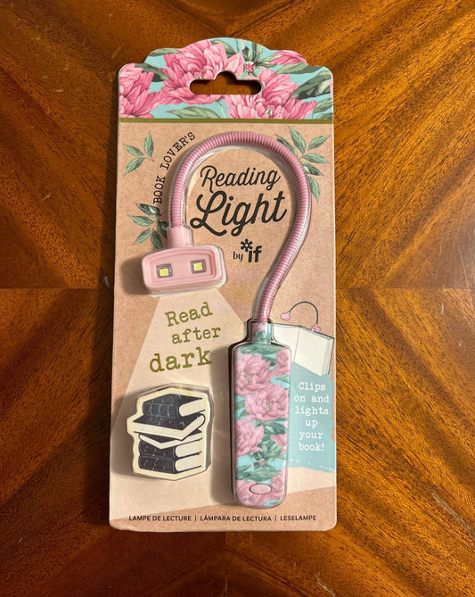 Book Lover's Floral Reading Light - Perrymans Books & Gifts