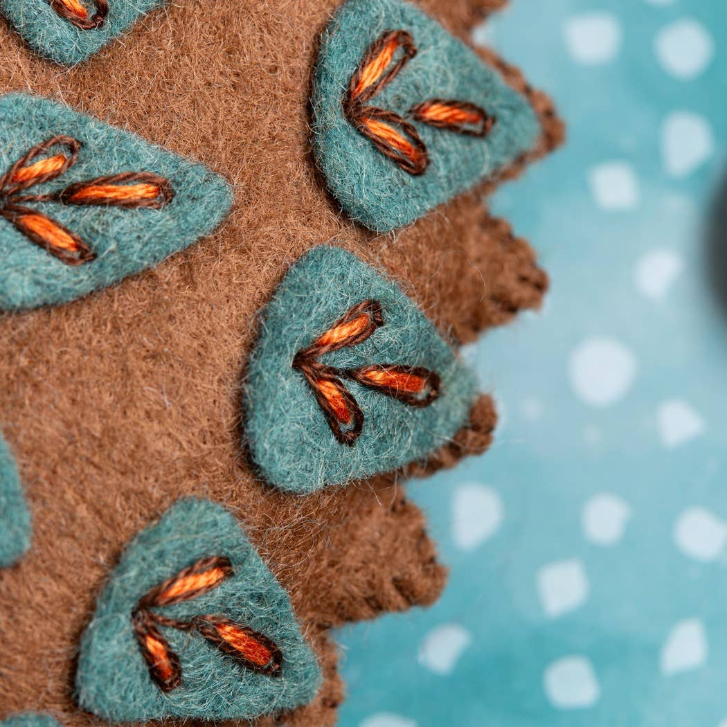 Felt Craft Mini Kit - Folk Hedgehog - Perrymans Books & Gifts