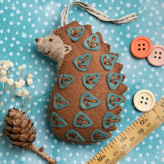 Felt Craft Mini Kit - Folk Hedgehog - Perrymans Books & Gifts