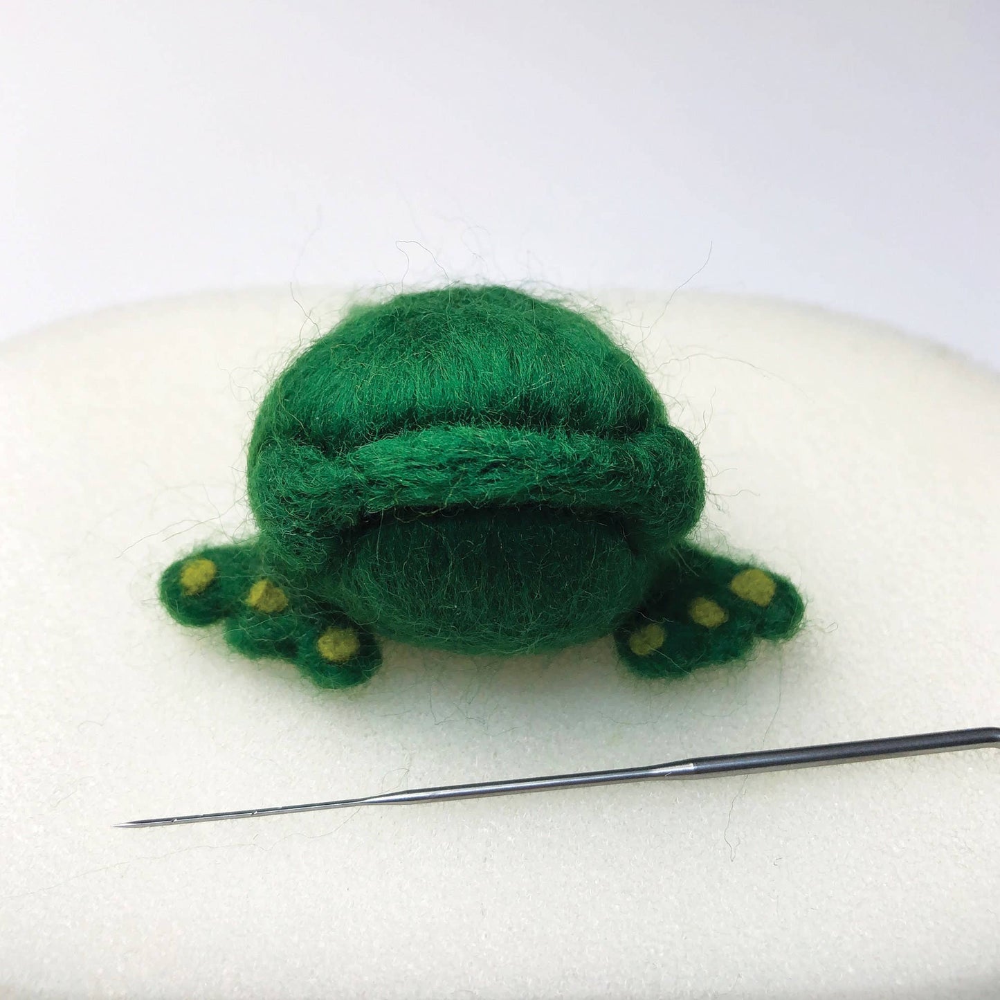 Frogs Needle Felting Kit - Learn to make two funny frogs - Perrymans Books & Gifts