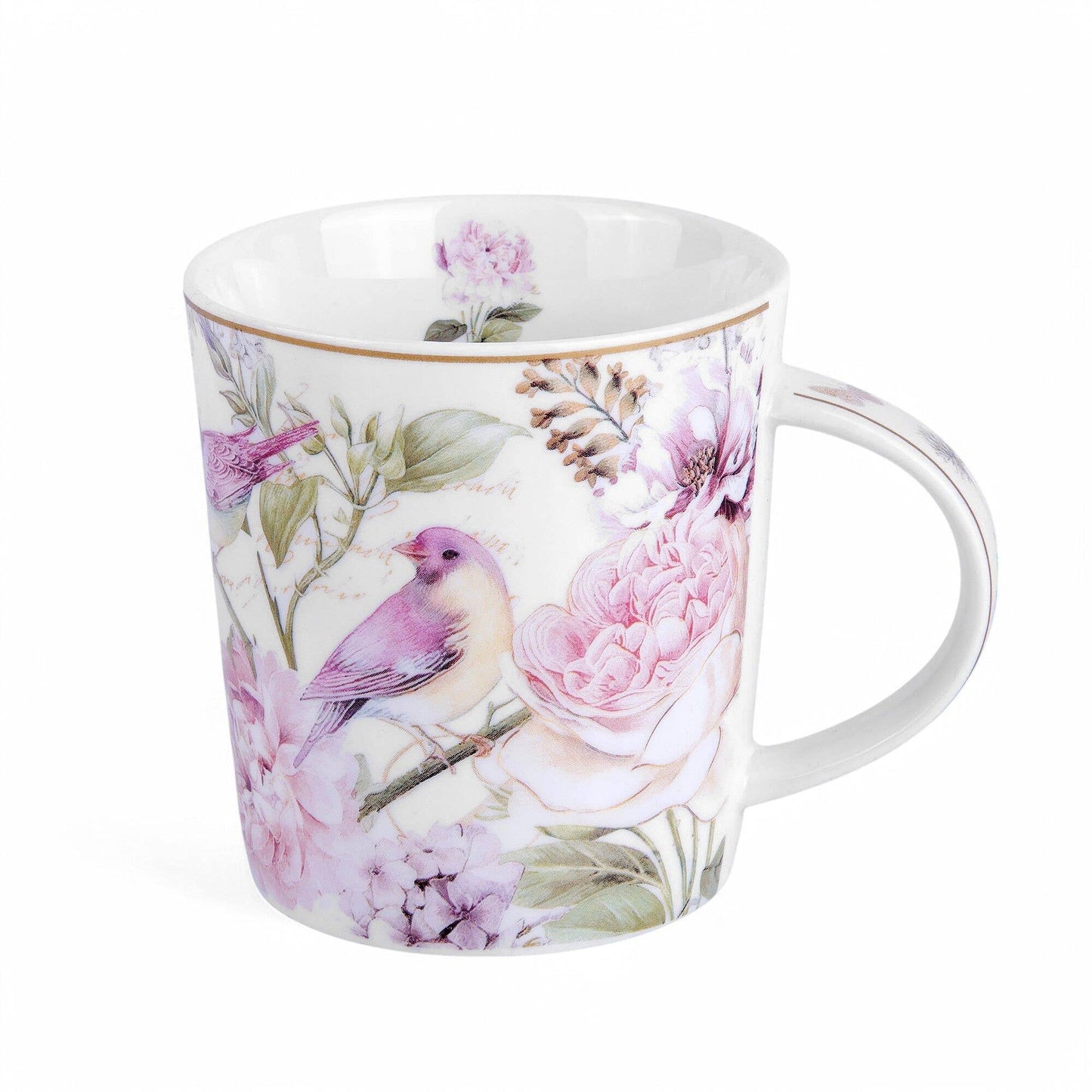 Garden Birds Porcelain Mug in Gift Box - Perrymans Books & Gifts