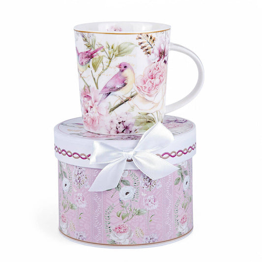 Garden Birds Porcelain Mug in Gift Box - Perrymans Books & Gifts