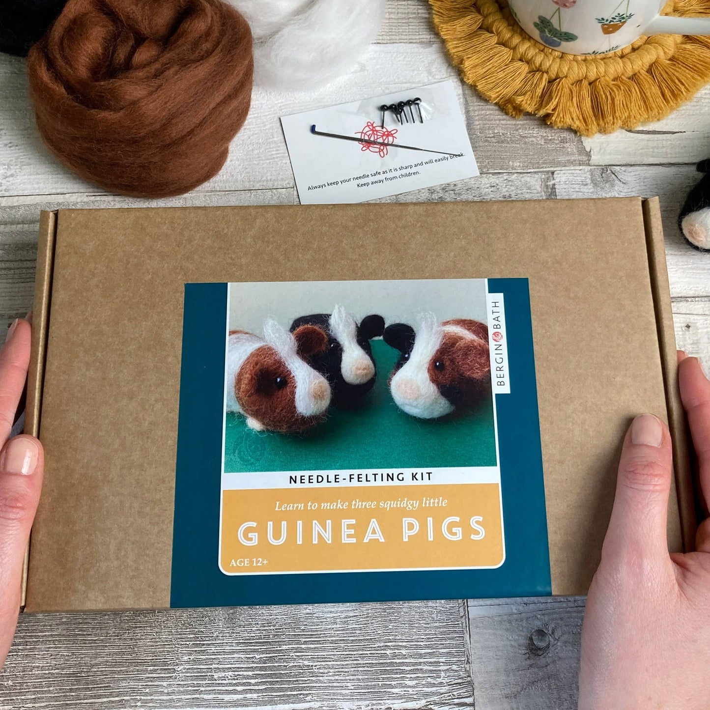 Guinea Pigs Needle Felting Kit - Perrymans Books & Gifts