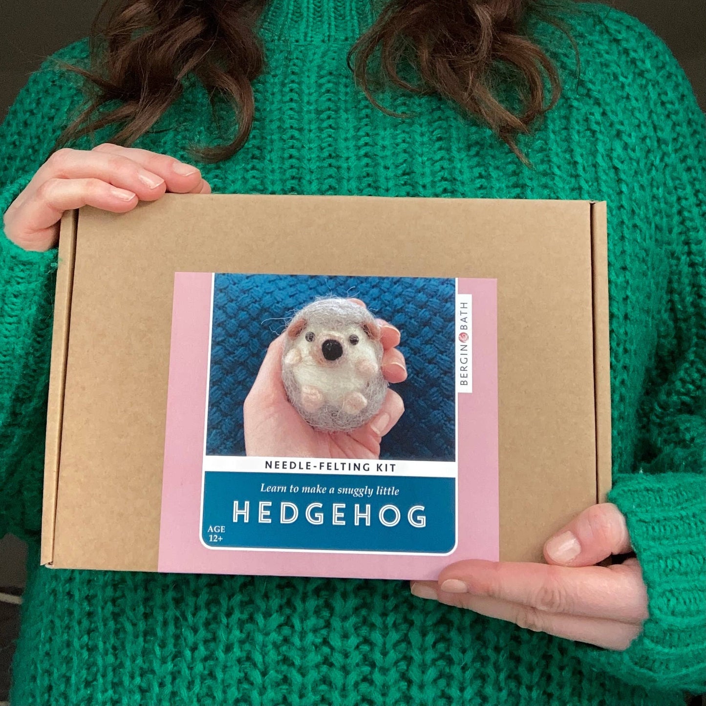 Hedgehog Needle Felting Kit - Perrymans Books & Gifts