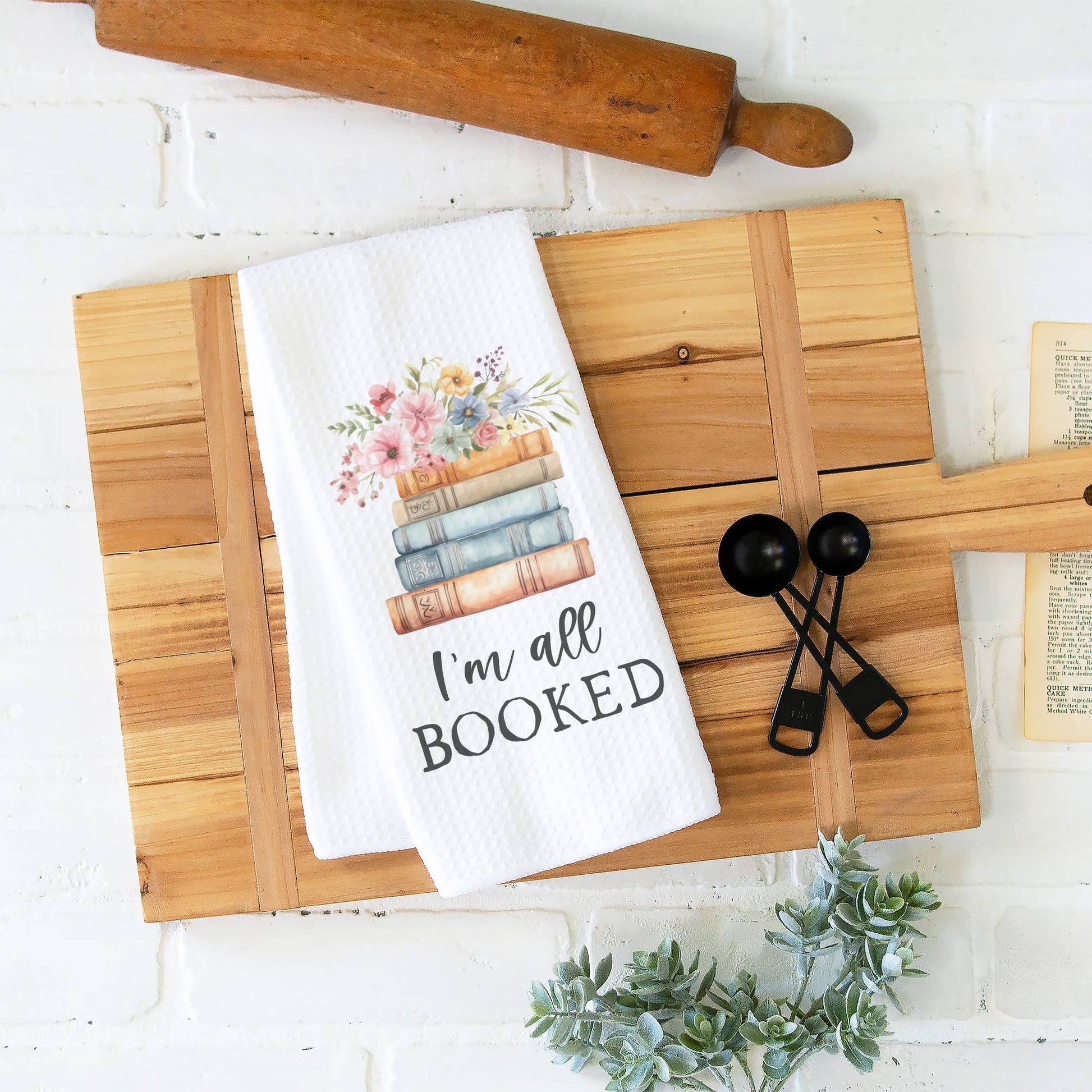 I'm All Booked Kitchen Towel - Perrymans Books & Gifts