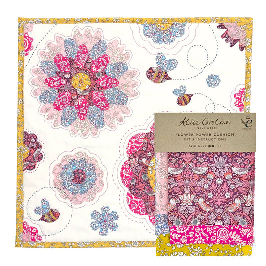 Liberty Tana Lawn® Fabric Flower Power Cushion Kit - Perrymans Books & Gifts