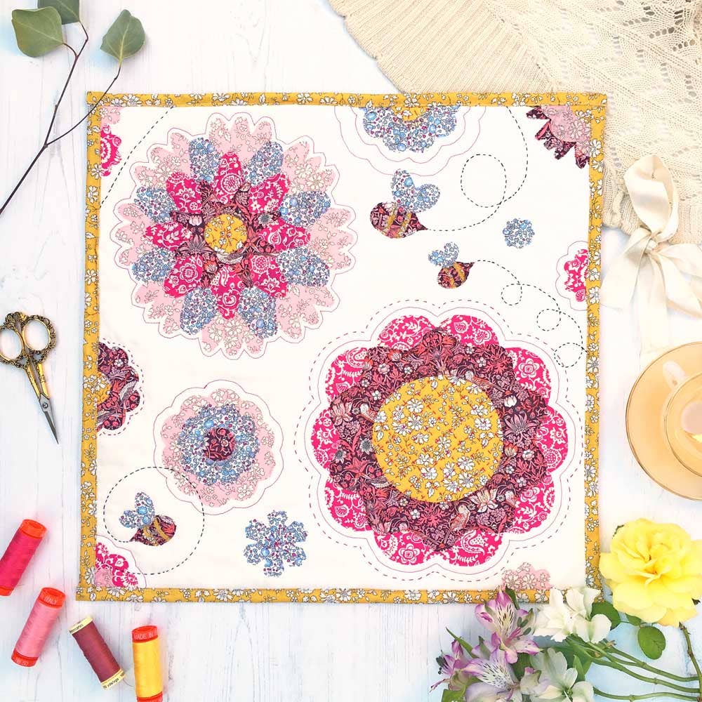 Liberty Tana Lawn® Fabric Flower Power Cushion Kit - Perrymans Books & Gifts
