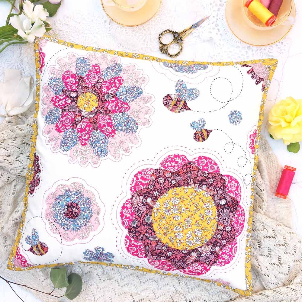 Liberty Tana Lawn® Fabric Flower Power Cushion Kit - Perrymans Books & Gifts