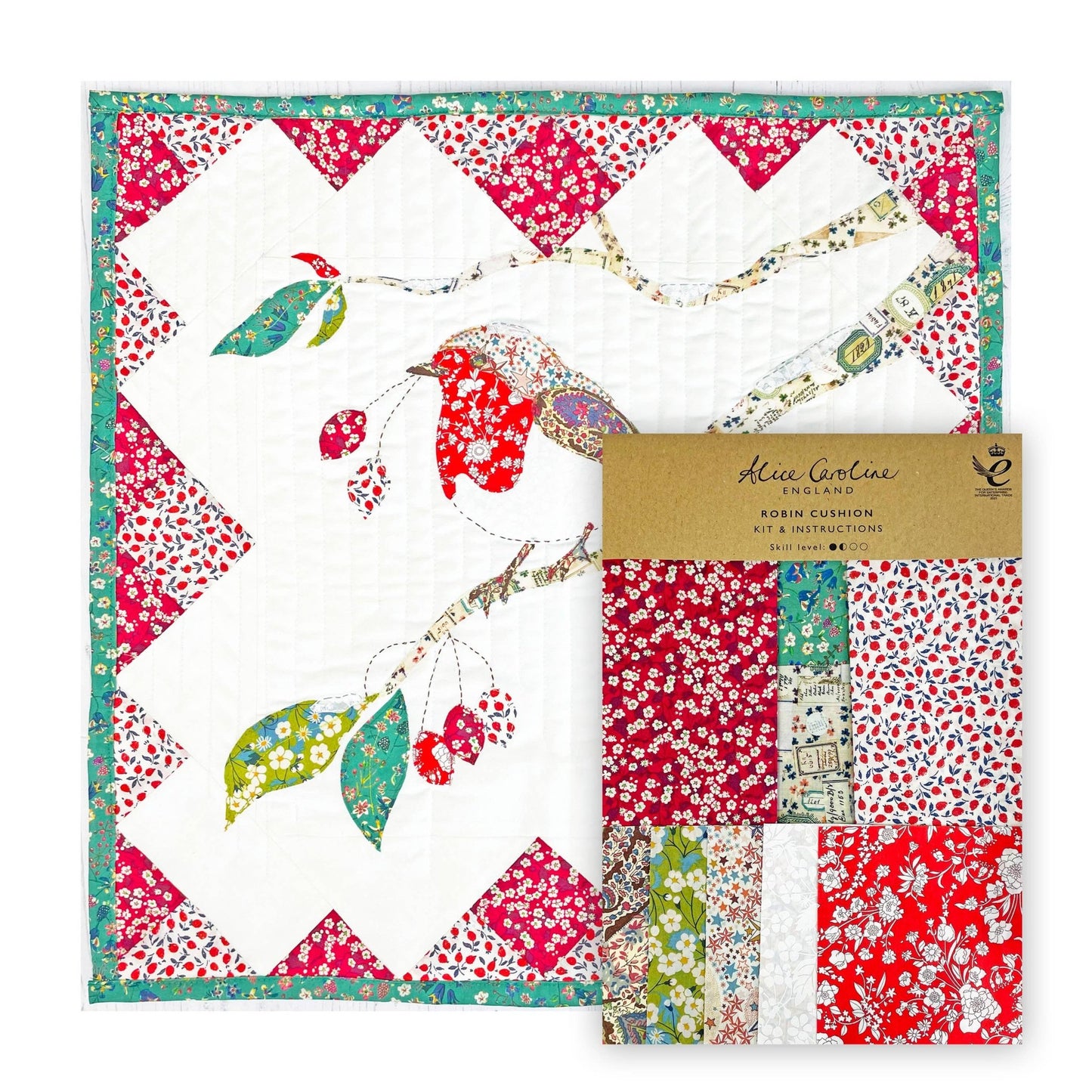 Liberty Tana Lawn® Fabric Robin Pillow Kit - Perrymans Books & Gifts