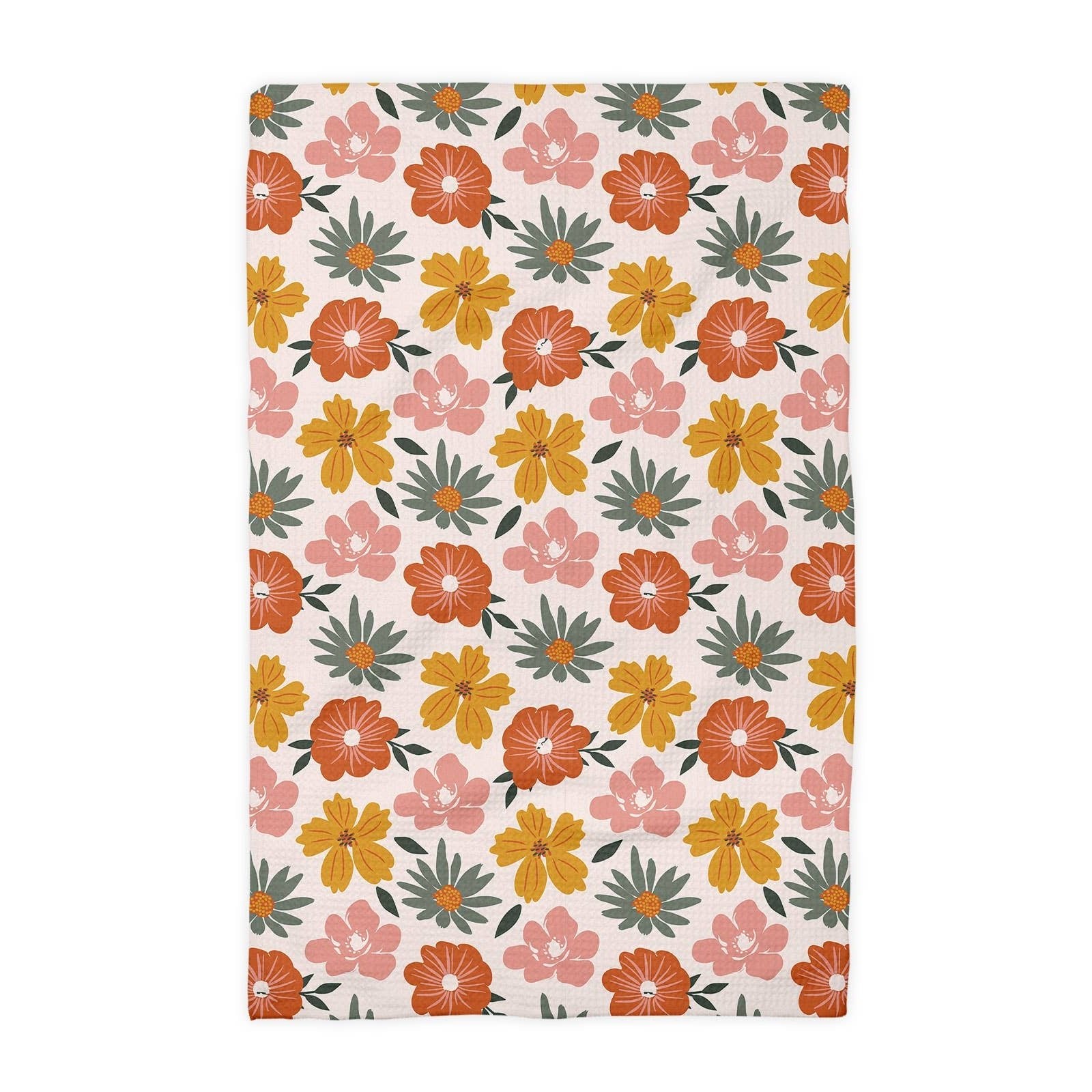 Modern Fall Floral Kitchen Towel - Perrymans Books & Gifts