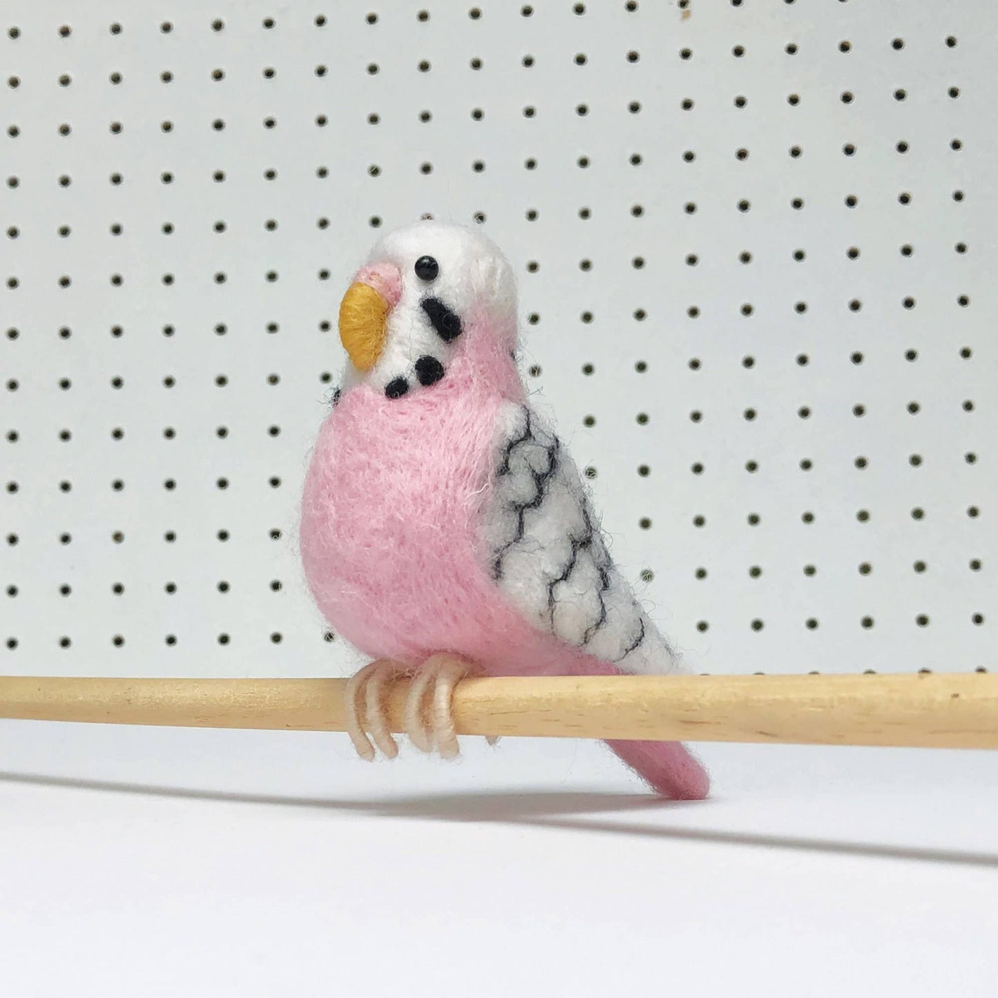 Pink Budgie Needle Felting Kit - Perrymans Books & Gifts