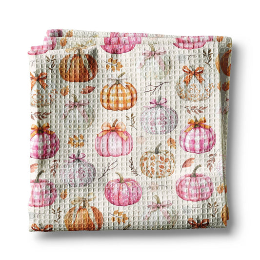Pink Pumpkin Chinoiserie Kitchen Towel - Perrymans Books & Gifts