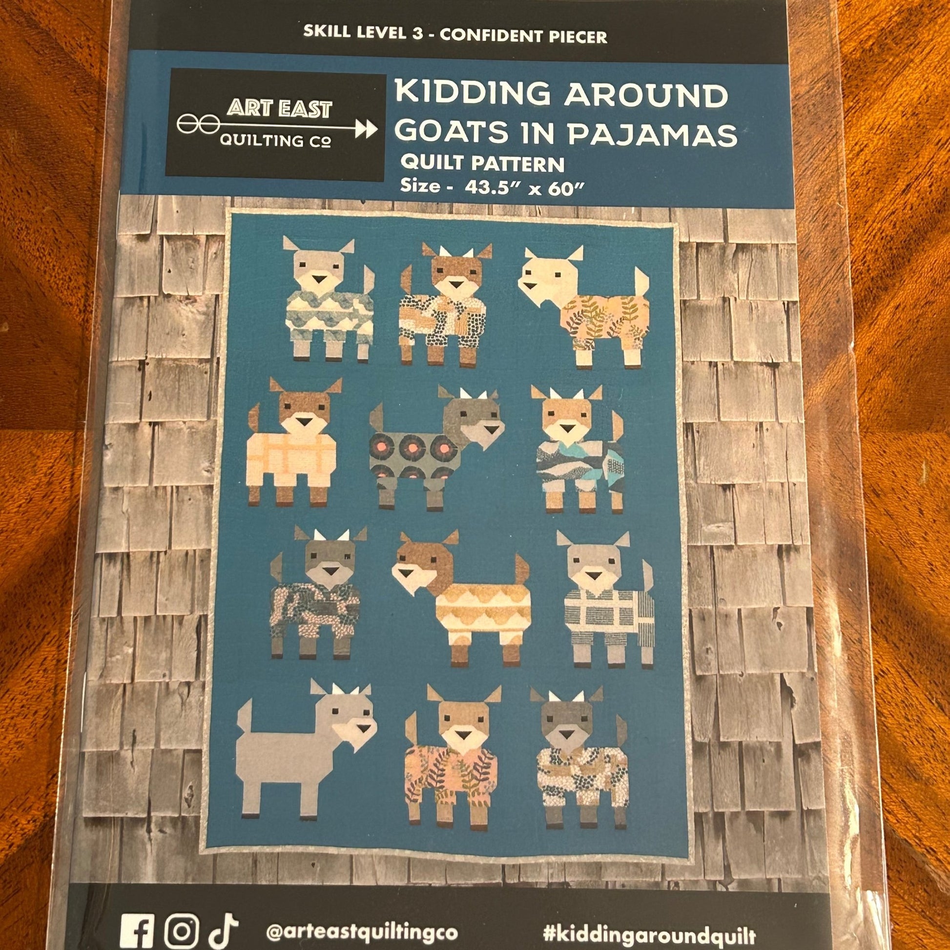 Quilt Pattern - Kidding Around Goats in Pajamas - Perrymans Books & Gifts