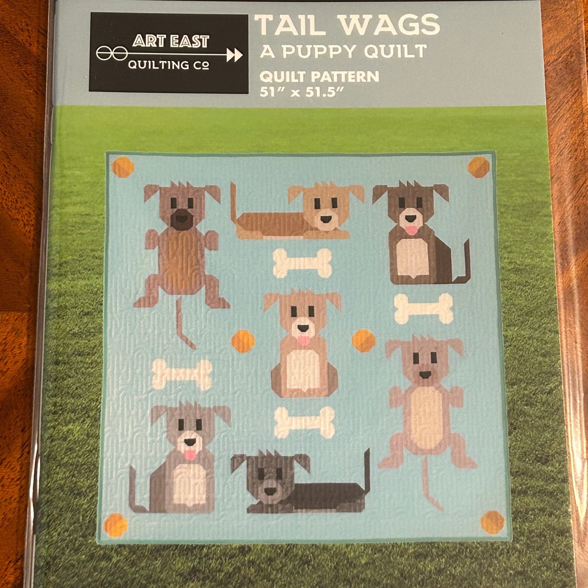 Quilt Pattern - Tail Wags A Puppy Quilt - Perrymans Books & Gifts