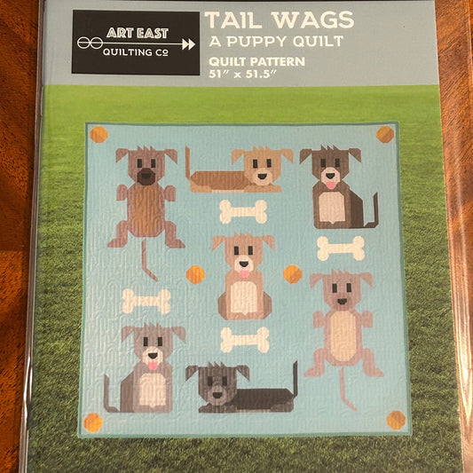 Quilt Pattern - Tail Wags A Puppy Quilt - Perrymans Books & Gifts